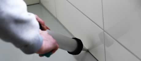 Verfugung mit Silikon